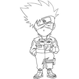 Kakashi coloring pages printable for free download