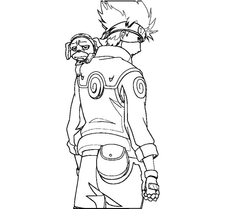 Kakashi hatake coloring crafty teenager