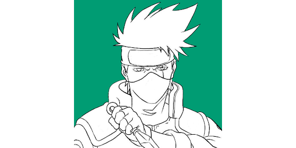 How to draw kakashi