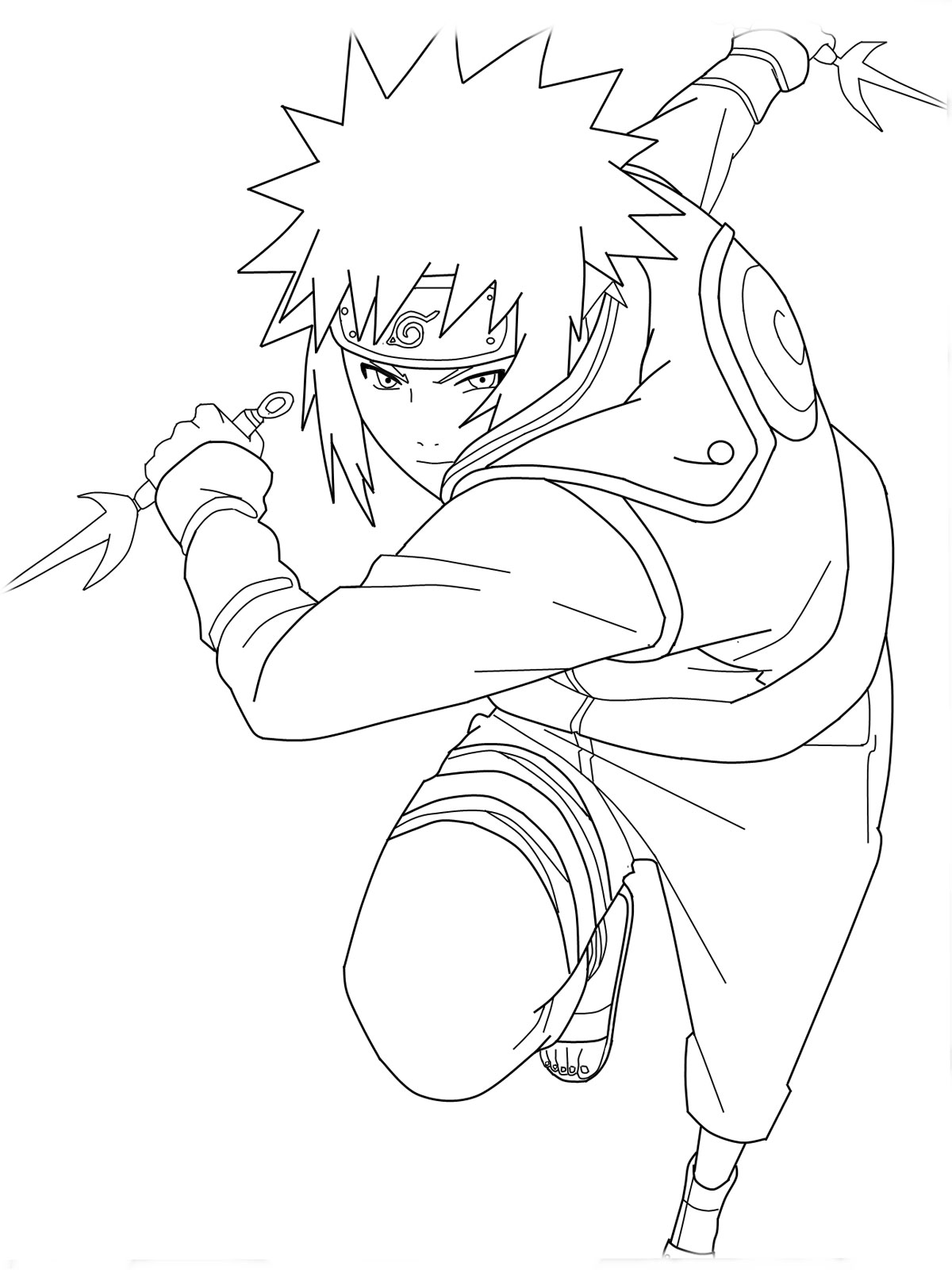 Free printable naruto coloring pages for kids