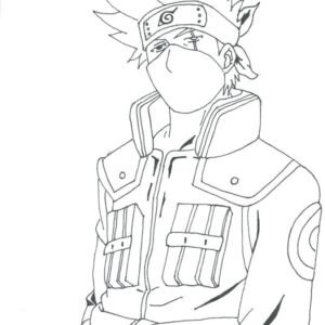 Kakashi coloring pages printable for free download