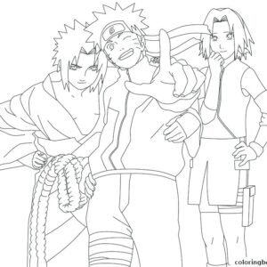 Kakashi coloring pages printable for free download