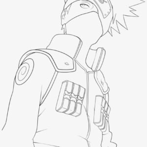 Kakashi coloring pages printable for free download