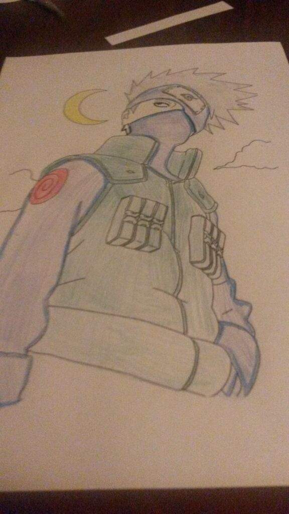 My kakashi coloring page naruto amino