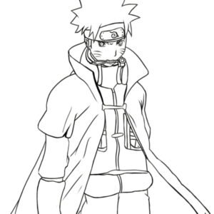 Kakashi coloring pages printable for free download