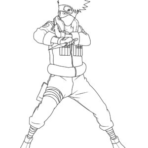Kakashi coloring pages printable for free download