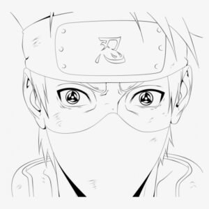 Kakashi coloring pages printable for free download