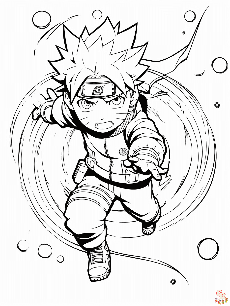 Free naruto coloring pages for kids and adults