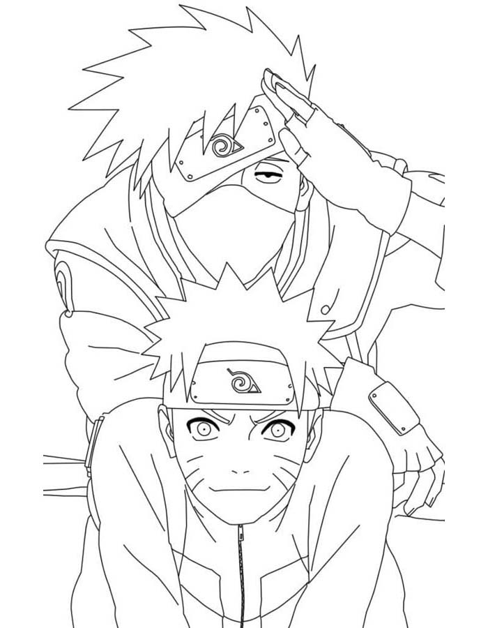 Kakashi coloring pages free personalizable coloring pages