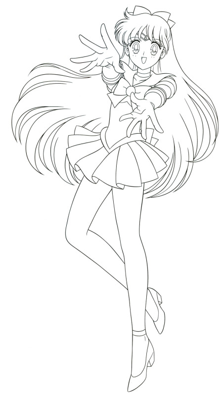 Magical girl musings the sailor moon coloring book project