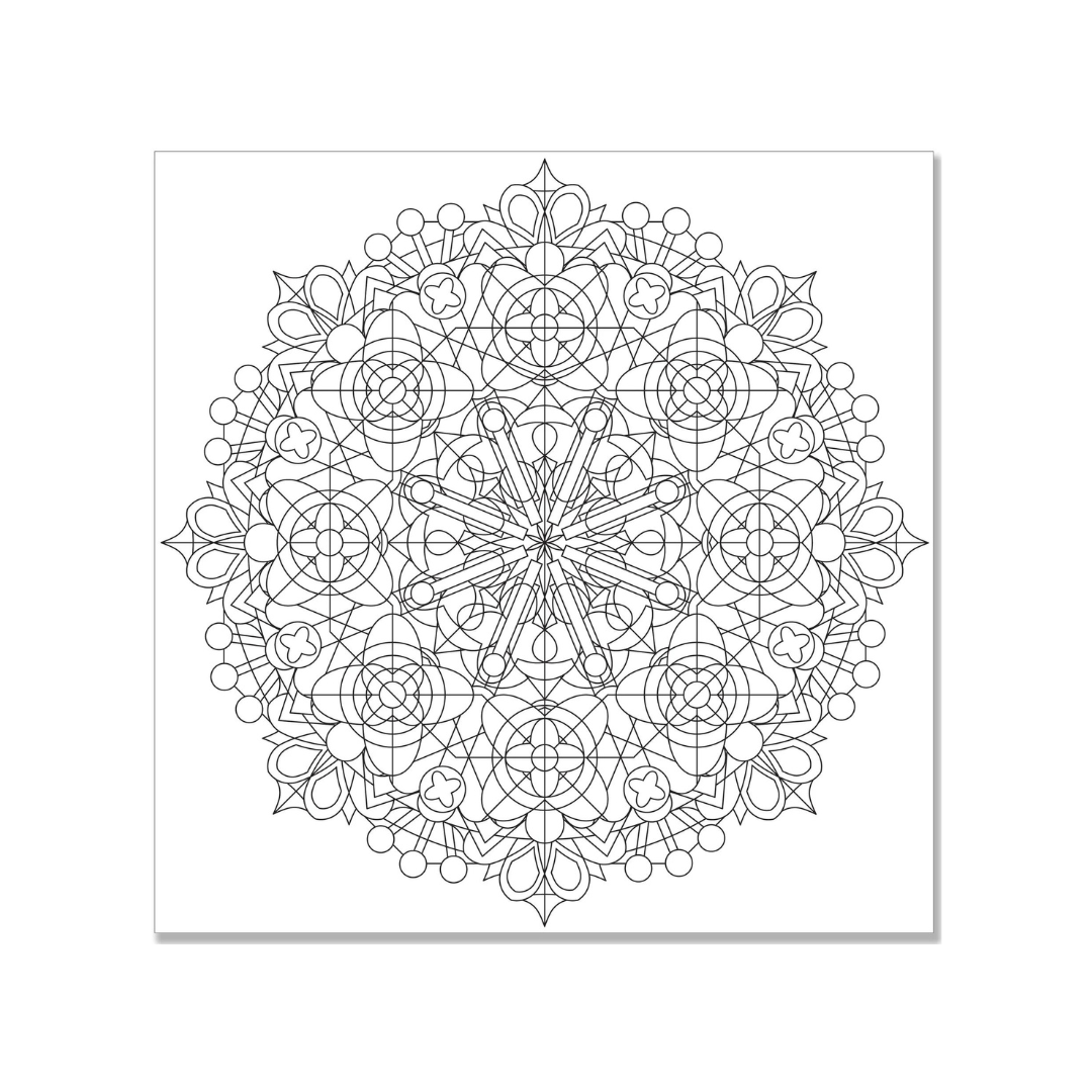 Kaleidoscope designs artists coloring book â