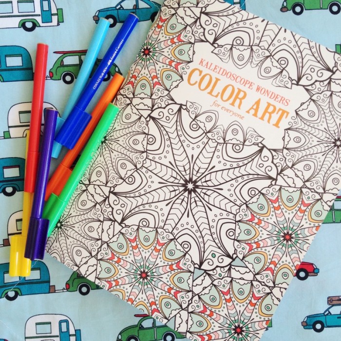 Kaleidoscope colouring book â the crafty mummy