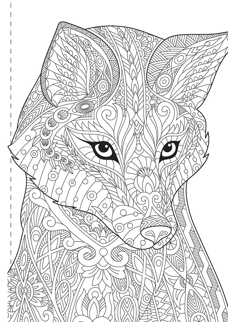 Kaleidoscope colouring animals and more