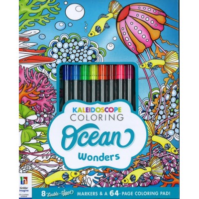 Kaleidoscope coloring kit ocean wonders