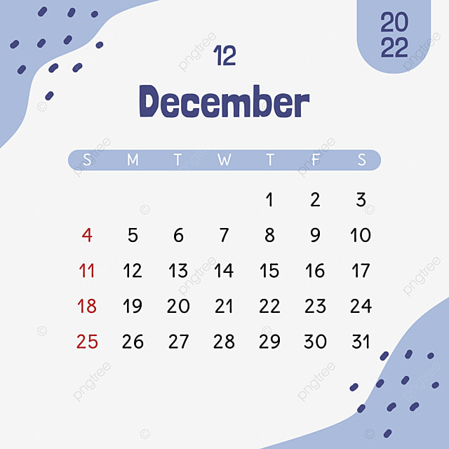 December calendar vector design images december cute colorful calendar december cute calendar png png image for free download