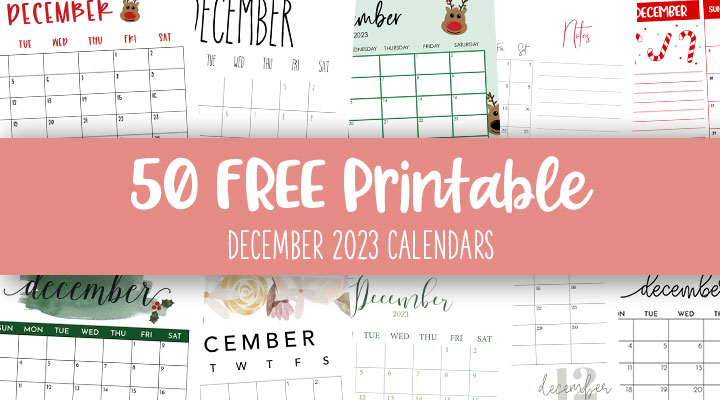 December calendars