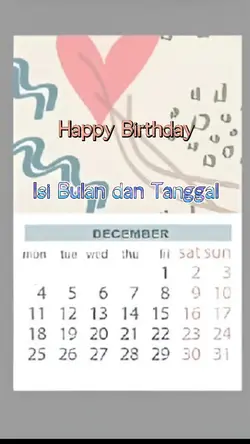 Trend kalender desember