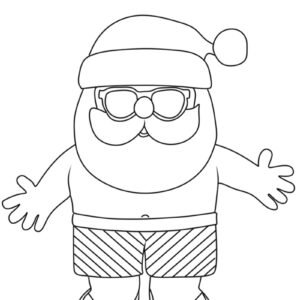 Christmas in july coloring pages printable for free download