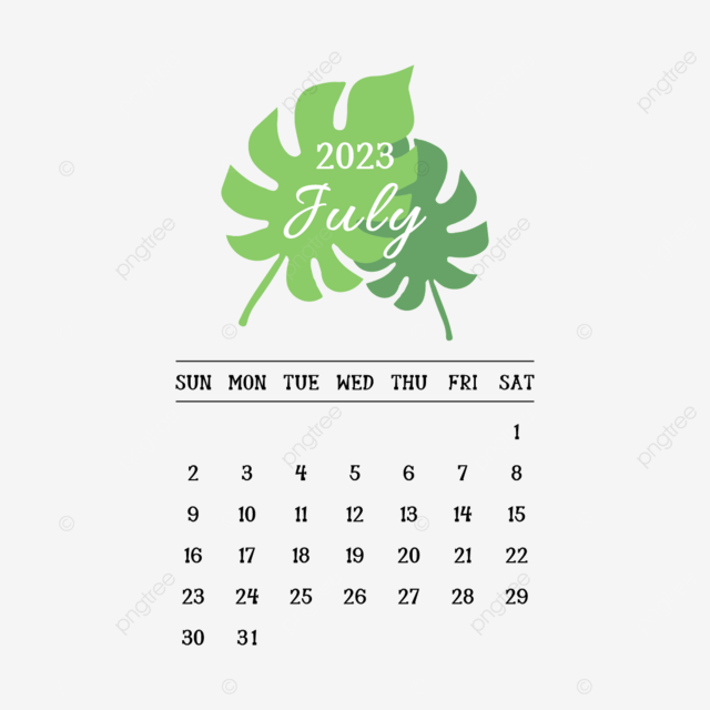 New year july cartoon calendar calendar july png and vector with transparent background for free download