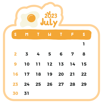 Calendar july png transparent images free download vector files