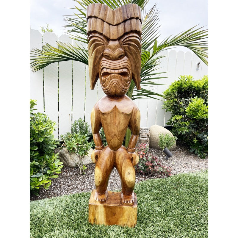 Ku traditional hawaiian tiki