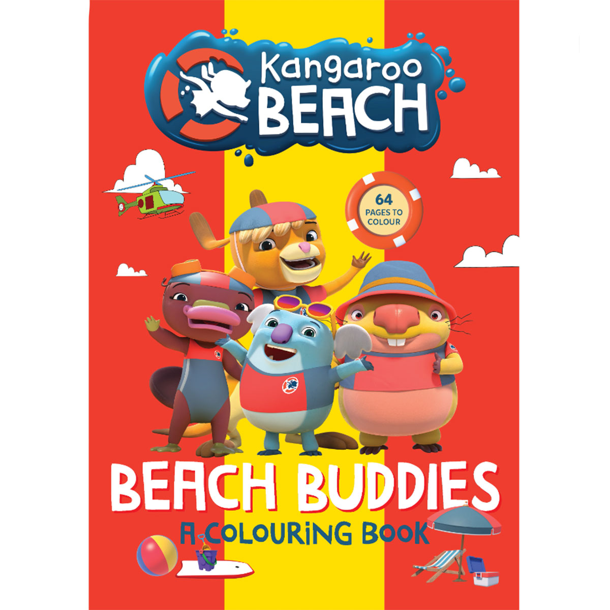 Kangaroo beach beach buddies a colouring book â national museum stralia