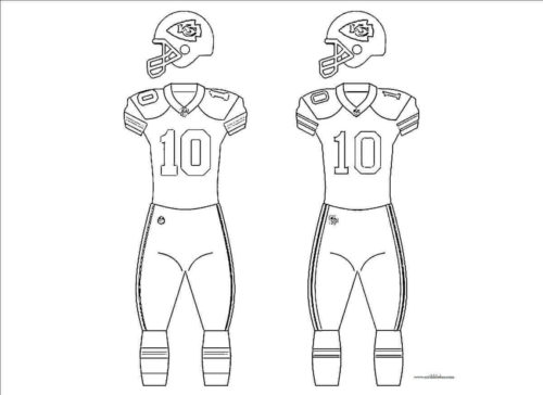 Free kansas city chiefs coloring pages printable