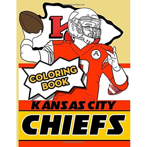 Kansas city chiefs coloring book impressive kansas