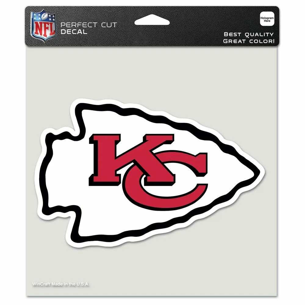 Kansas city chiefs logo x color die cut decal new wincraft ð