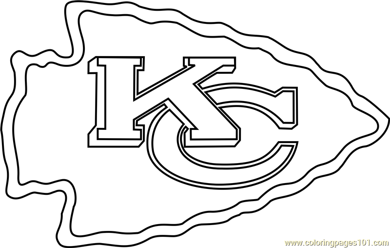 Football coloring pages chiefs football coloring pages coloring pages chiefs logo