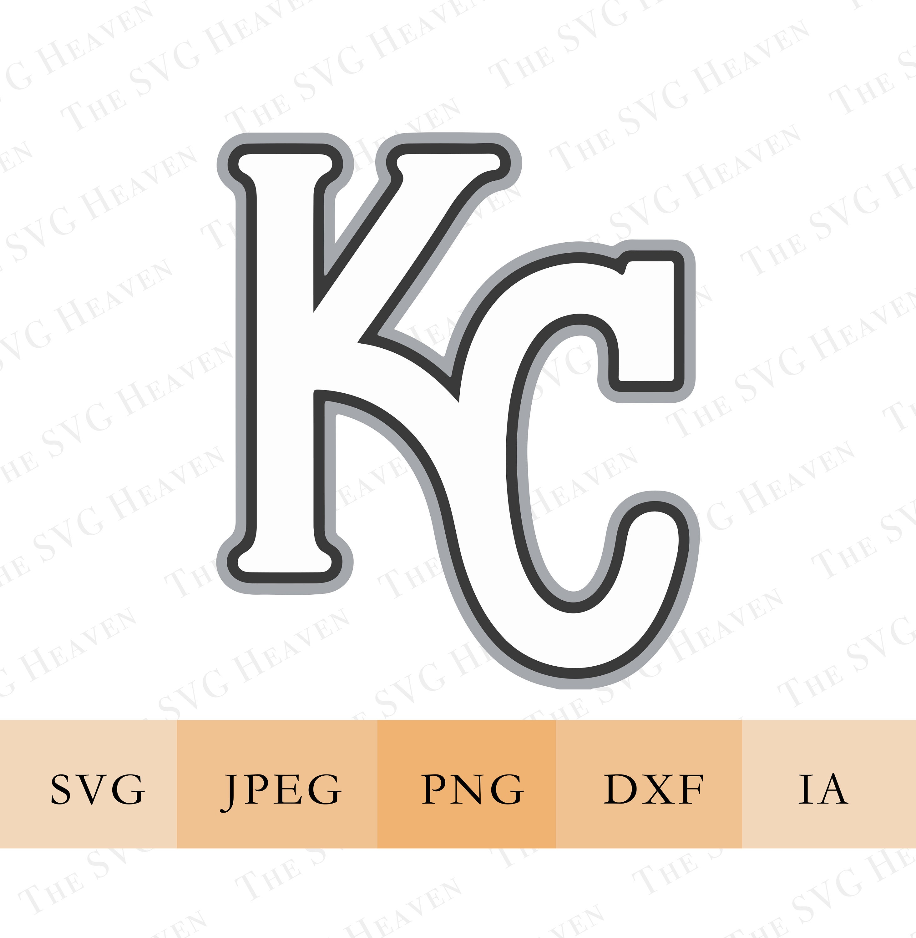 Kansas city chiefs svg nfl sports logo football cut file for cricut files clipart digital files vector eps ai dxf png