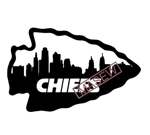 Kansas city chiefs clipartchiefs footballkansas city svg eps svg png dxf digital download t shirt design for sale