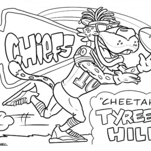 Kansas city chiefs coloring pages printable for free download