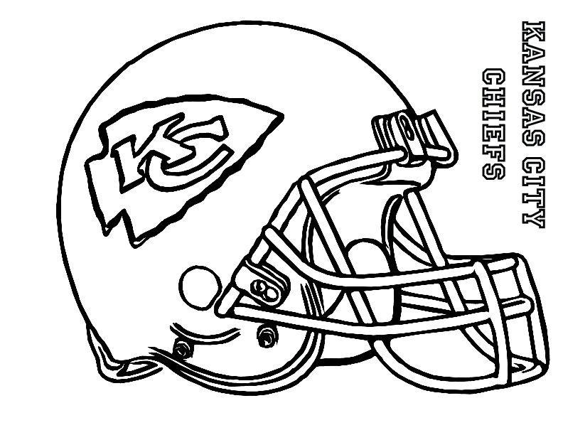 Kansas city chiefs helmet football coloring pages nfl football helmets sports coloring pages