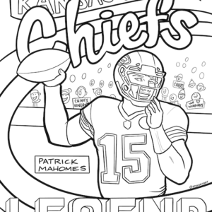 Kansas city chiefs coloring pages printable for free download