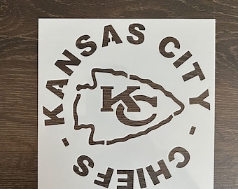 Chiefs stencil reusable color draw paint stencil