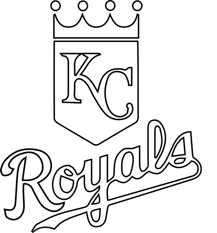 Kansas city royals logo mlb vinyl decal window laptop any size any lor