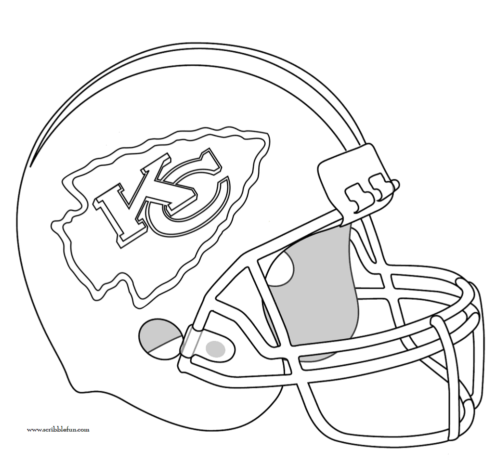 Free kansas city chiefs coloring pages printable