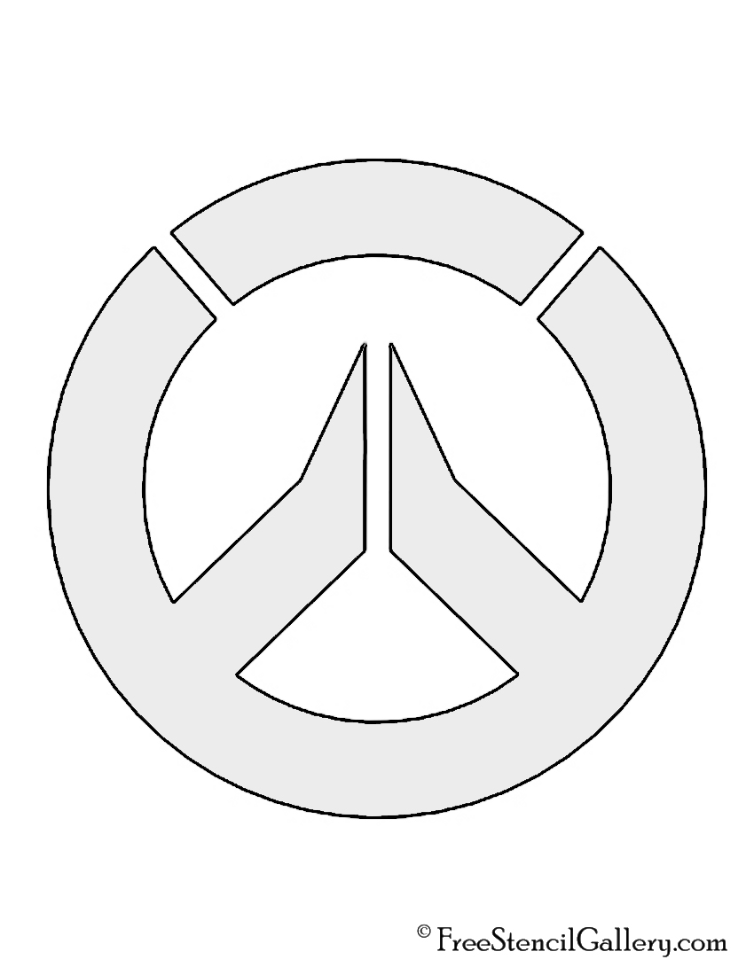 Overwatch symbol stencil free stencil gallery