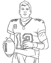 Nfl coloring pages american football