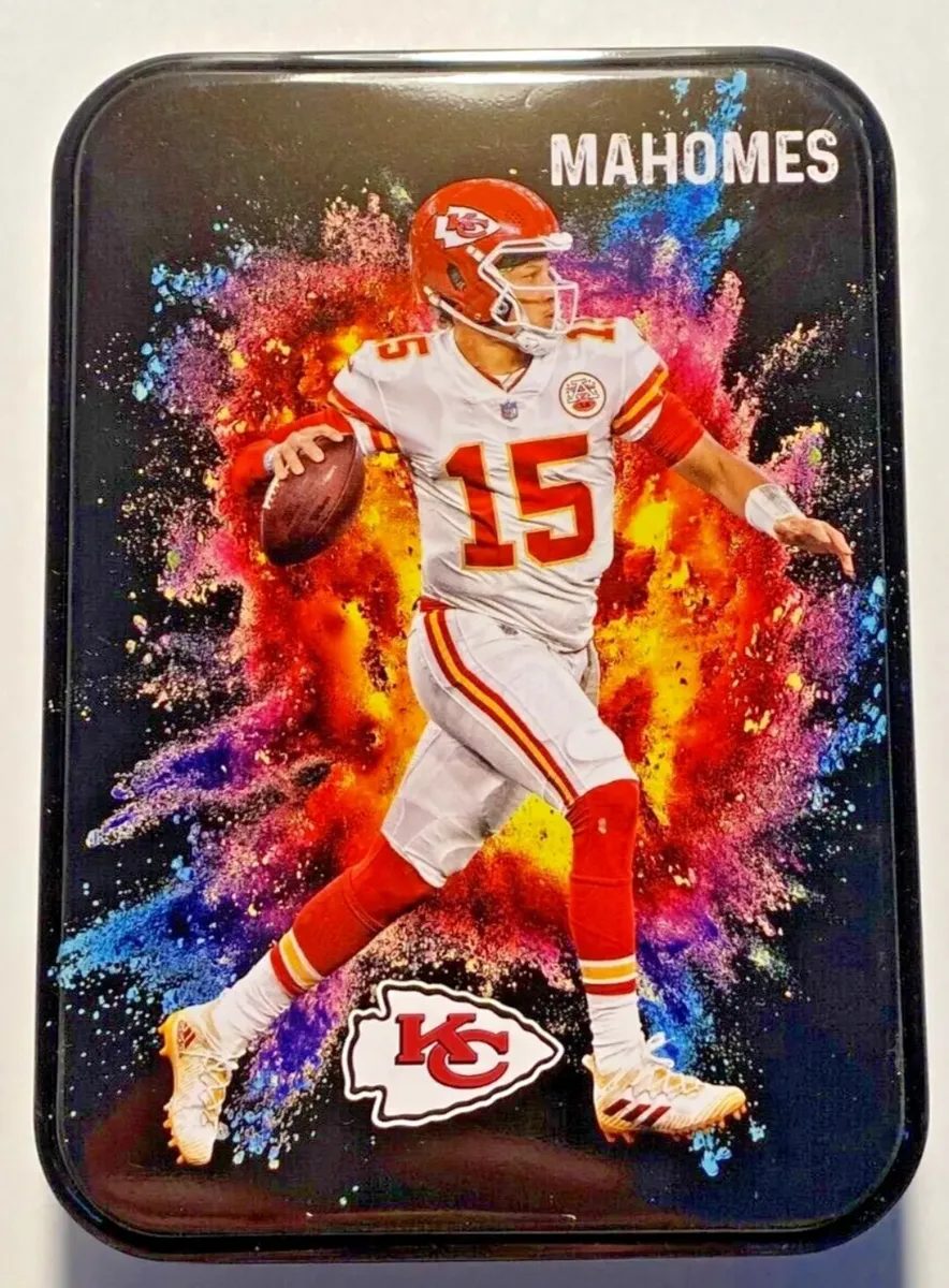 Patrick mahomes ii nfl color blast opened prizm tin empty