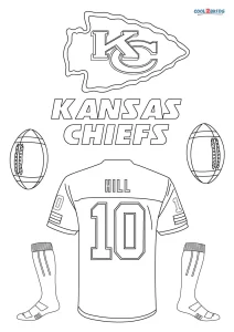 Free printable kansas city chiefs coloring pages for kids