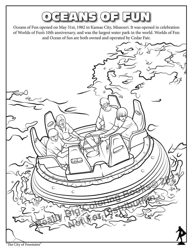 Coloring in kansas city coloring book