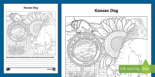 Kansas day color and respond activity
