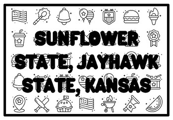 Sunflower state jayhawk state kansas state nickname activity constitution