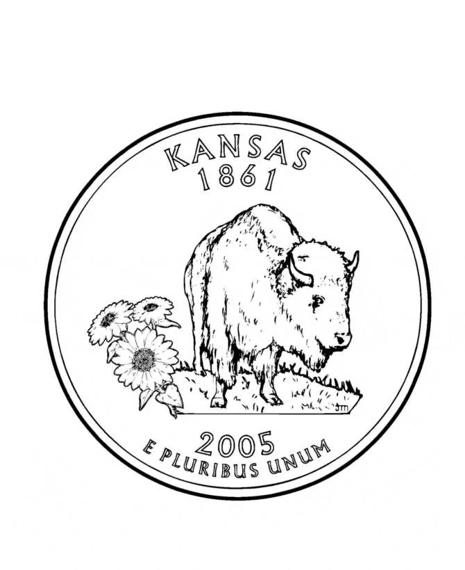 Printable kansas day coloring pages pdf