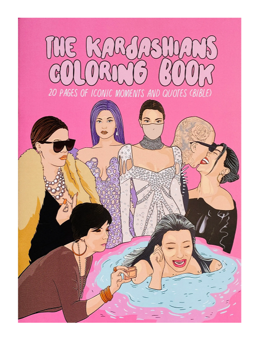 The kardashians coloring book â rhinestones and roses