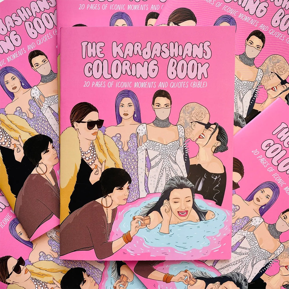 The kardashians adult colouring book â north west gifts