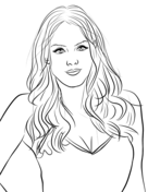 Kim kardashian coloring page free printable coloring pages