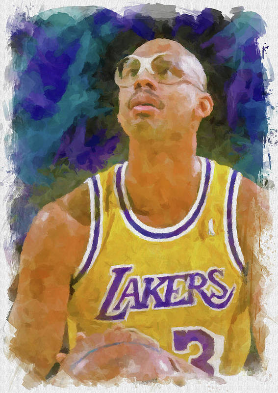 Kareem abdul jabbar poster by ricky barnard